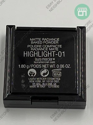 Laura Mercier Matte Radiance Baked Powder -HIGHLIGHT-01 , 0.06oz Travel Size NEW - Image 1 of 3