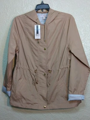 Chaqueta ligera Kim Rogers Petite talla PS tostada nueva con etiquetas $64 leer Foto 1 de 4