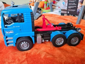 Bruder Man Tga Truck Roll-Off Container Incomplete - Picture 1 of 17