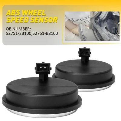 2X SENSOR DE VELOCIDAD RUEDA ABS TRASERO IZQUIERDO DERECHO SE ADAPTA A HYUNDAI VERACRUZ 2007-2012 EAAE Foto 1 de 4