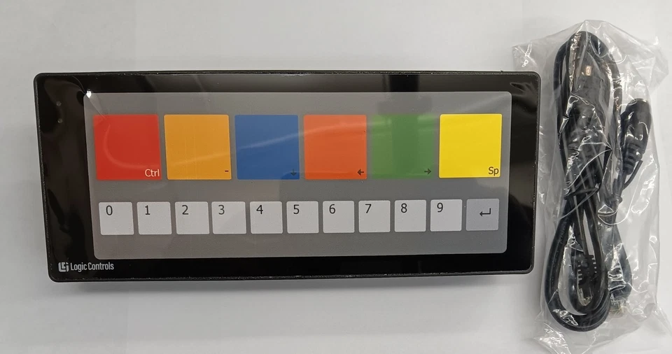 Logic Controls KB9000A-PS2 Programmable Kitchen Display Bump Bar-Open Box - Image 1 of 1