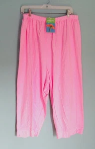 FRESH PRODUCE PULL ON JERSEY CAPRI EIJCA SIZE 2X BLOSSOM PINK - Picture 1 of 1