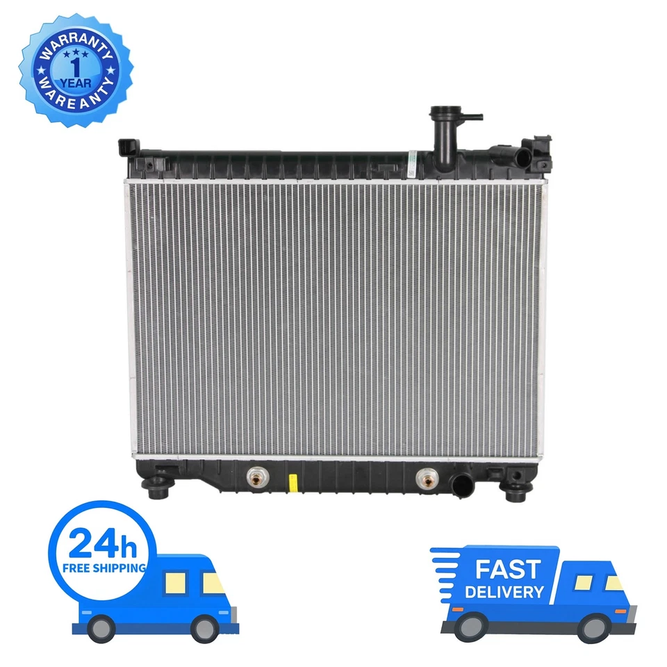 2563 Aluminium Radiator for 2006-2009 Chevrolet Trailblazer GMC Envoy 5.3L 6.0L - Изображение 1 из 4