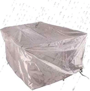 Rain Cover for 4 PC Waterproof Furniture Rattan Garden Rectangle Table & Chair - Picture 1 of 1