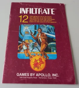 Notice multilingue pour jeu Atari 2600 "Infiltrate" (n°8271S) - Imagen 1 de 3