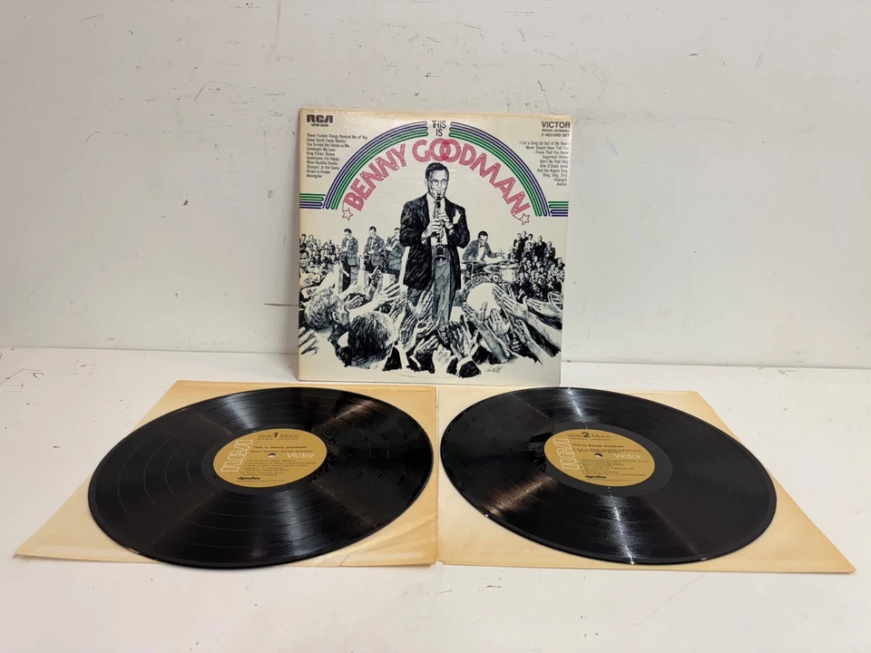 This is Benny Goodman RCA Victor VPM 6040 Mono 2 LP Vinyl Record Set - Image 1 of 4