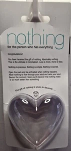 Geschenk des Nichts Valentinstag Neuheit Herz Geschenk für geliebte Menschen GIVE THE GIFT  - Bild 1 von 2