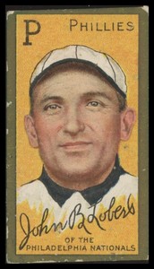 1911 T205 Gold Border John Hans Lobert (trimmed) Authentic & Original