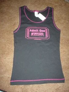 LADIE'S (MUSTANG RANCH ADMIT ONE) SCHWARZ & ROSA DEHNBARES TANKTOP GRÖSSE. XL - NEU - Bild 1 von 4