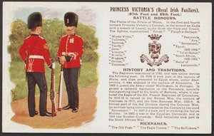ROYAL IRISH FUSILIERS (Princess Victoria's) p.c. no. 98 History & Traditions - Picture 1 of 1