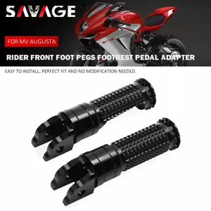 Reposapiés de clavijas delanteras para MV AUGUSTA F4 1000/R/RR F3 675 800 Brutale Dragster - Imagen 1 de 12