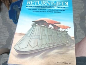 Star Wars 1983 Random House Il ritorno dello Jedi libro punch-out & make-it INUTILIZZATO  - Foto 1 di 4