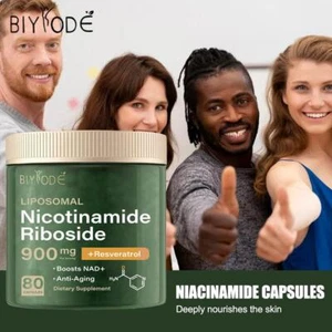 80 Stück Nicotinamid Ribosid - Anti Aging, Cellular Energy Support - NAD+ 2025 - Bild 1 von 10