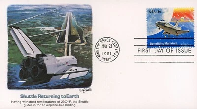 US 1918 FDC Space Accomplishments Fleetwood - Image 1 of 2