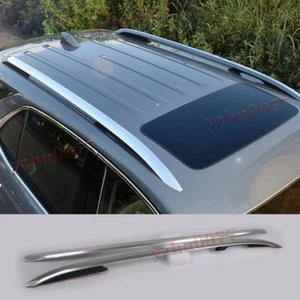 2X barras de rieles decorativos de aluminio plateado decorativo para techo de aluminio Chevy Equinox 2018-2022 - Imagen 1 de 11