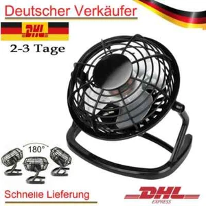 USB Ventilator Lüfter Tischventilator Mini Schreibtisch Ventilator leise klein - Afbeelding 1 van 27
