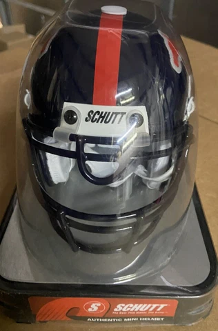 Southern Methodist Univ. NCAA Schutt Mini Helmet In Case Cover