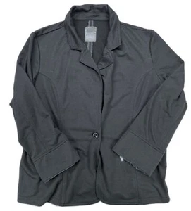 Chaqueta Blazer Cavalini Outerwear Para Mujer Bolsillo con Cremallera Y2K Negra Talla 2X Plus - Imagen 1 de 6