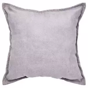 Mainstays Faux Suede Decorative Square Throw Pillow with Flange, 18" x 18" - Picture 1 of 6