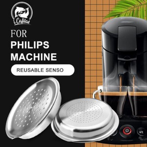 ICafilasStainless Stahl Kaffee Kapsel caps Für für Philips Senseo maschine  Mehrweg Filter Espresso Kaffee Maker|Coffee Filters| - AliExpress