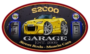 Honda S2000 Sports Car Classic Garage Sign Wall Art Graphic Sticker - Picture 1 of 7