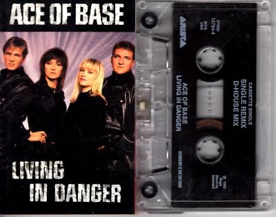 Ace Of Base Living In Danger 1994 Cassette Tape Single Pop Dance Rock - Image 1 of 2