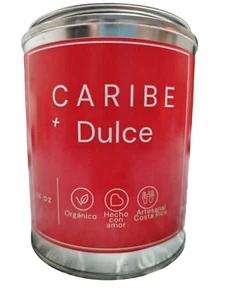 Organic Caribe Dulce Scented Candle - Handmade Natural Soy Wax Recyclable Cont - Picture 1 of 4
