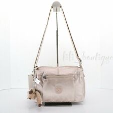 KIPLING WES QUARTZ METALLIC CROSSBODY BAG-HB65563IT