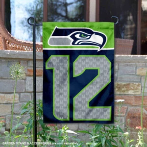 Seattle Seahawks 12th Man Garden Flag and Yard Banner - Picture 1 of 5