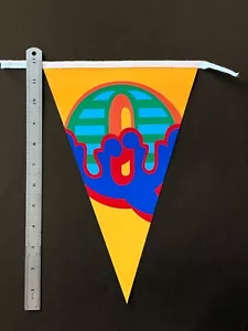 Ben Eine "Q" (Unframed) Genuine Single Bunting Flag Art Car Boot Fair '18 - Picture 1 of 1