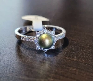 Anillo de manzanas doradas Gertrudes Fragrant Jewels talla 9 nuevo con etiquetas - Imagen 1 de 2