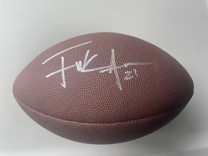 Frank Gore firmato calcio San Francisco 49ers Miami Hurricanes Tristar certificato di autenticità - Foto 1 di 3