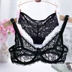 Casual Underwear Set Transparent Lace Embroidery Night Sexy Sleeveless
