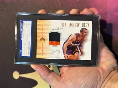 2000-01 UD Ultimate Collection Jason Kidd Suns Jersey 2 Colors Patch SGC 8.5 - Image 1 of 2