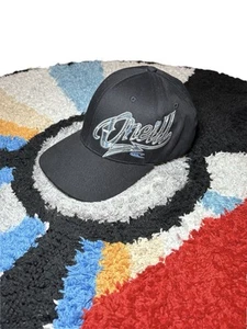 Y2K O'Neill Embroidered Youth Baseball Cap Boys Surf Wear Black 2000s Vintage - Picture 1 of 6