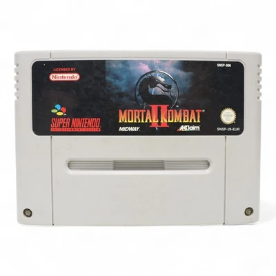 SNES Mortal Kombat II 2 Super Nintendo Spiel PAL Modul EUR - Bild 1 von 2