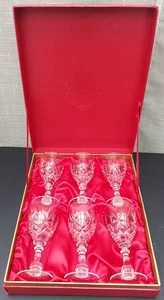 Handgeschliffene Kristallgläser Vintage PRINZESSIN 6 Gläser Set - Bild 1 von 14
