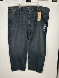 Levis 550 Jeans Relaxed Fit Tapered Leg Medium Wash Denim Blue Mens Size 54x30 - Picture 1 of 8