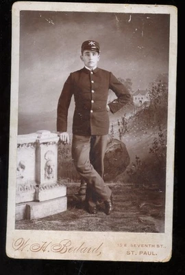 西班牙裔美国菲律宾战争内阁照片明尼苏达公司E第3步兵团6.5 — 第 1/3 张图片