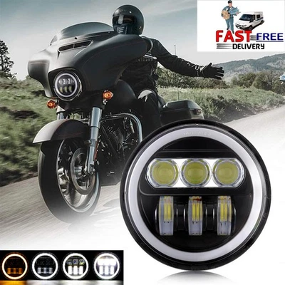 Faro LED de 5,75" para Honda Shadow ACE Sabre Spirit VLX 600 750 1100 GL 1800 Foto 1 de 4