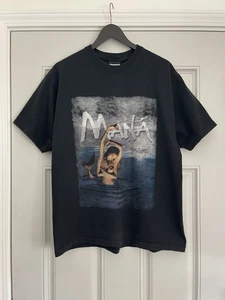 Camisa De Colección MANA Para Hombre L Grande Negra Manga Corta Sueños Liquidos Banda Camiseta - Imagen 1 de 5