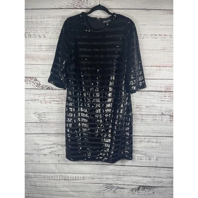 Vestido INC International Concepts Feminino 0X Lantejoulas Glitz Festa Coquetel Midi - Imagem 1 de 4