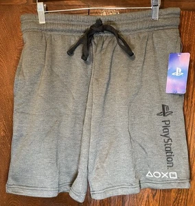 PlayStation Official Gaming Shorts Gray Men’s Size Large New - Picture 1 of 8