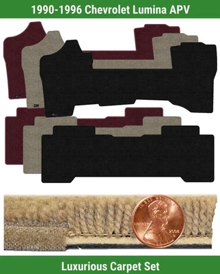 Juego de alfombrillas de lujo personalizadas para Chevrolet Lumina APV 1990-1996 (2 piezas) #EE9 Foto 1 de 4