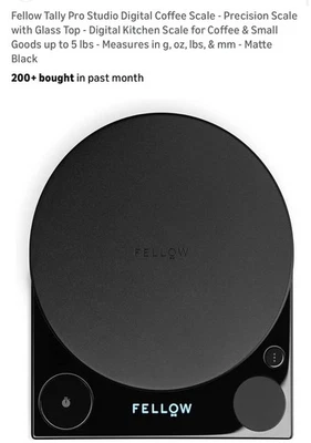 Báscula de café digital Tally Pro Studio - Báscula de precisión con tapa de vidrio - Digi... Foto 1 de 4