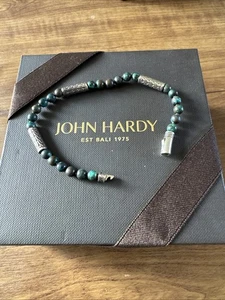 John Hardy Silver And chrysocolla Beaded Bracelet - Picture 1 of 3
