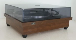 Tocadiscos JVC VL-5 Auto Up CD-4 Listo para transmisión por correa con cartucho Audio Technica AT90 - Imagen 1 de 24