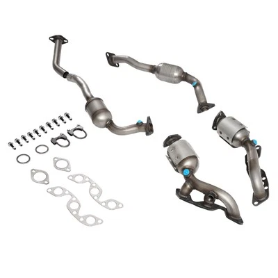 3.3L For Nissan Xterra Frontier 2002-2004 2003 Catalytic Converter Set W/ Clips - Image 1 of 4