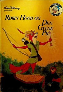 Libro Walt Disney Robin Hood 1977 Noruega y Den Gylne Pil - Imagen 1 de 2