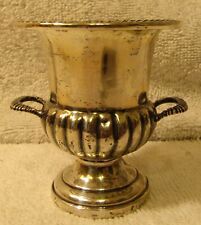 Antique Gadroon Footed Cigarette Urn Fred Hirsch Sterling Silver 1930s